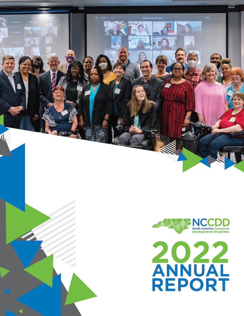 NCCDD Annual Report 2021 English cover