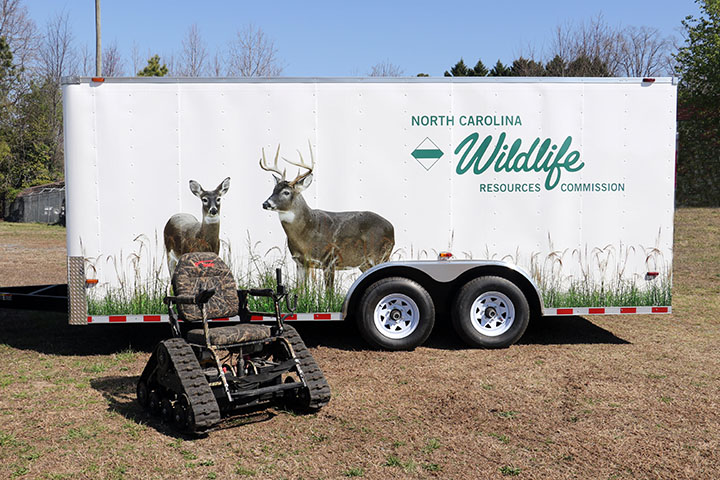 Track Chair and Trailer