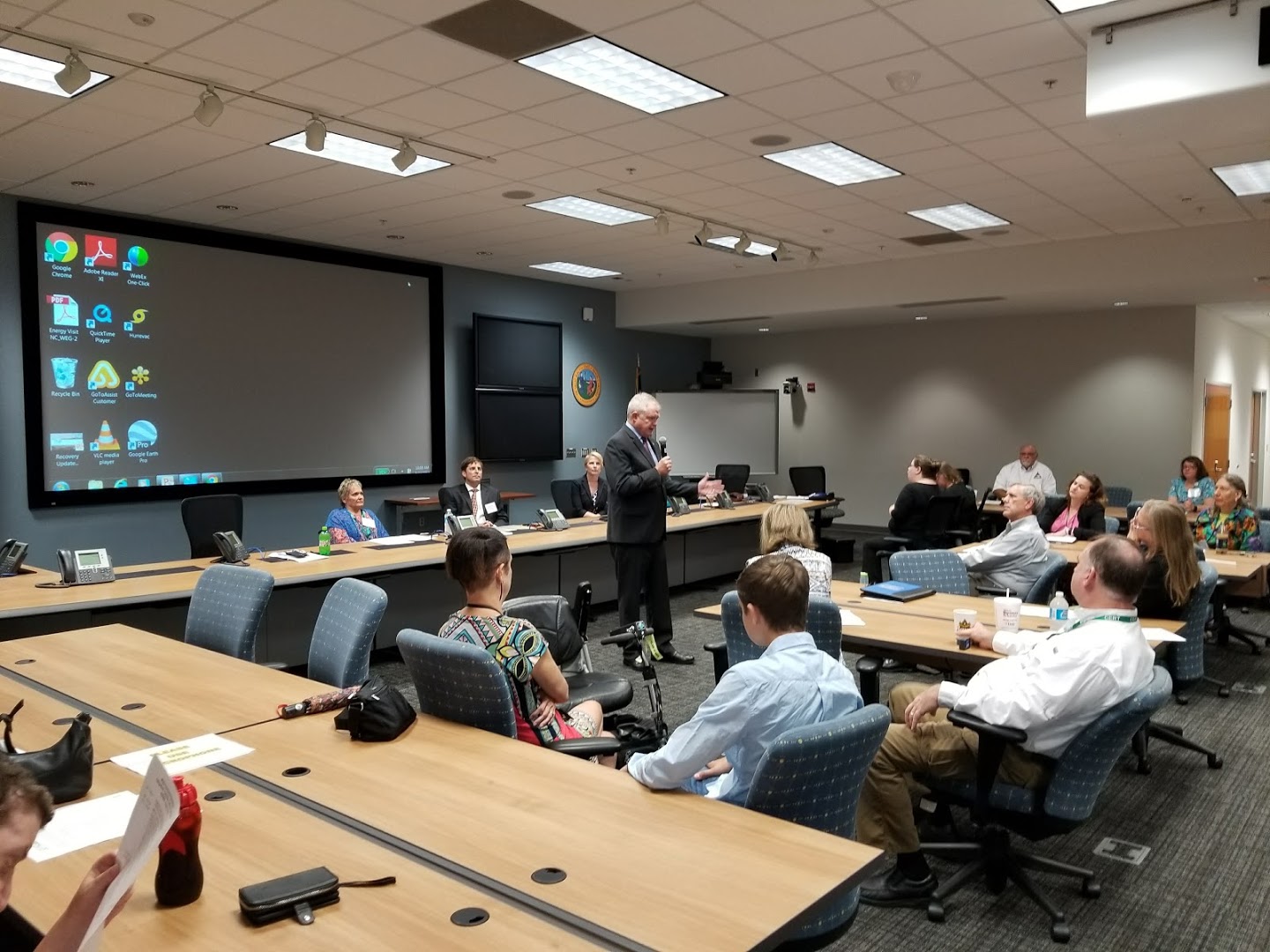 Mike Sprayberry speaks to panel